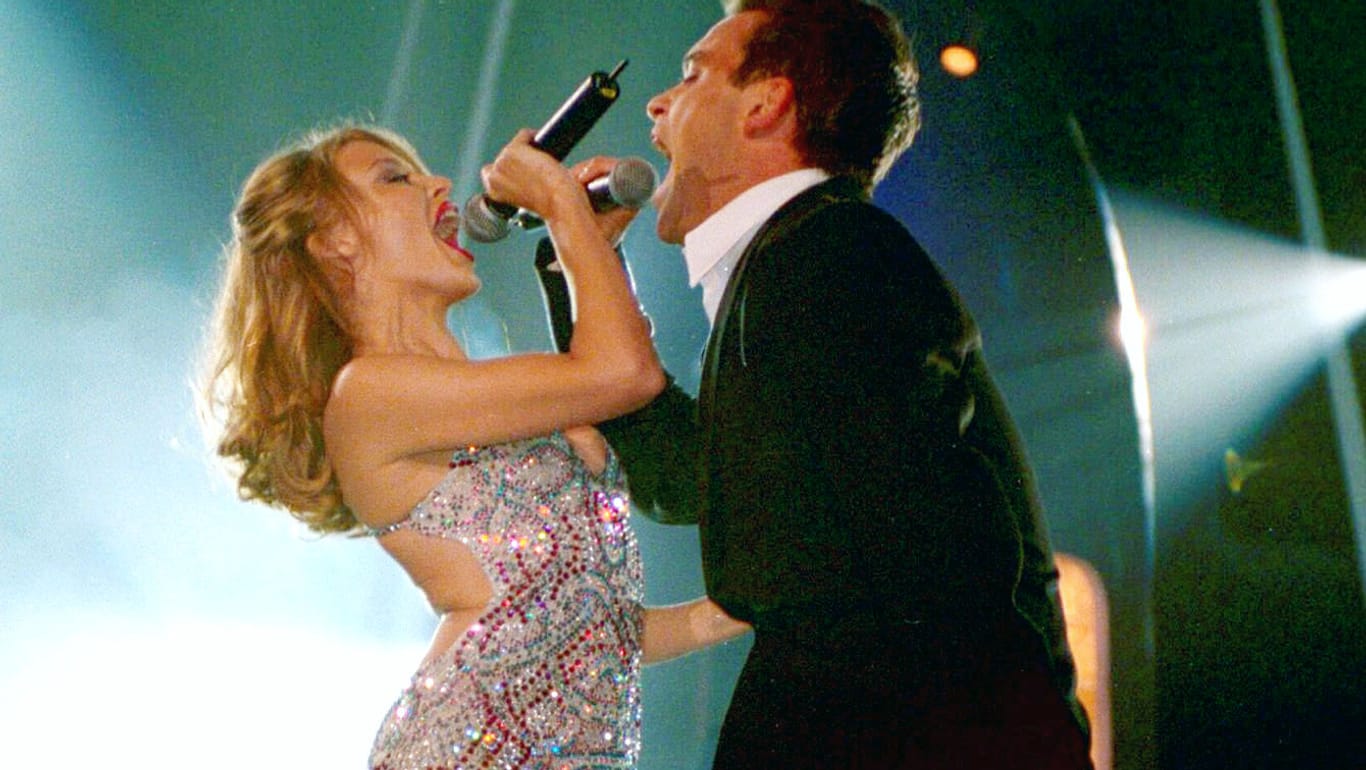 Kylie Minogue und Robbie Williams: Die beiden Popstars bringen einen gemeinsamen Song raus.