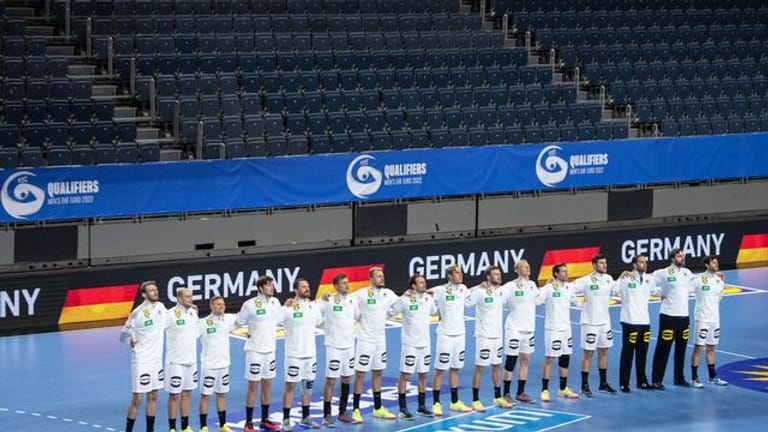 Die deutsche Handball-Nationalmannschaft der Männer.