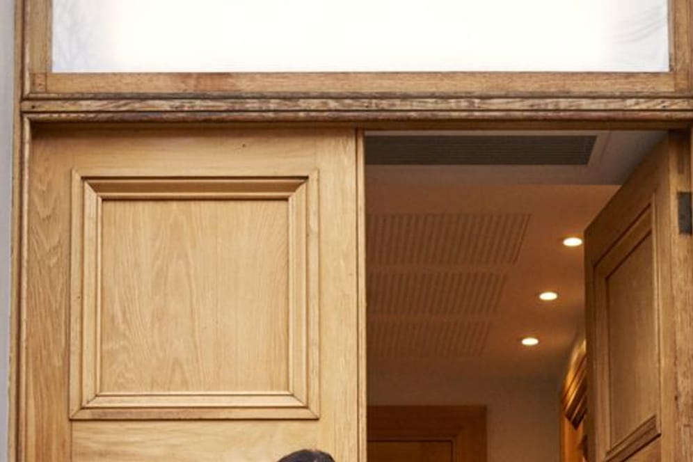 Mary McCartney, Tochter von Paul McCartney, vor den Abbey Road-Studios.