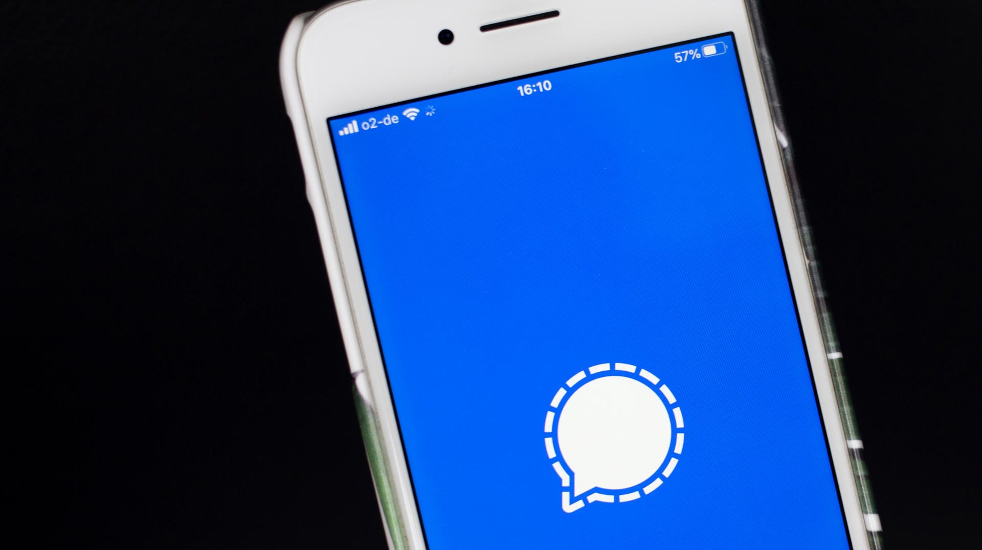 Das Logo von Signal: Der Messenger soll neue Funktionen erhalten.