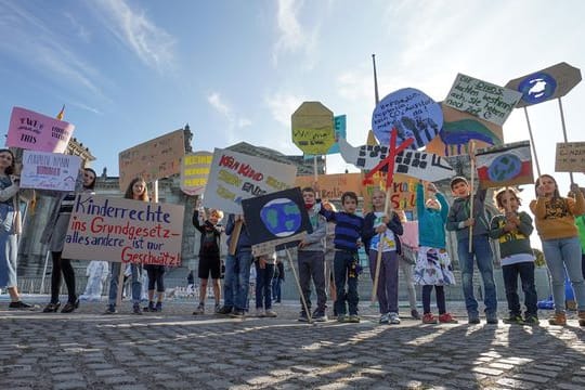 Demonstration am Weltkindertag in Berlin (Archiv).