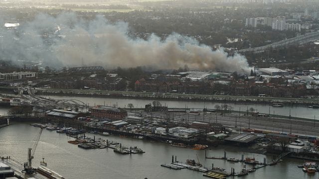 Großbrand in Hamburg Großbrand in Hamburg