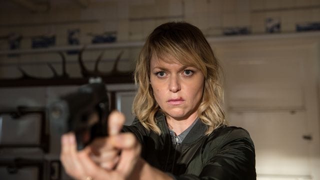 Lisa Wagner als Kommissarin Heller.