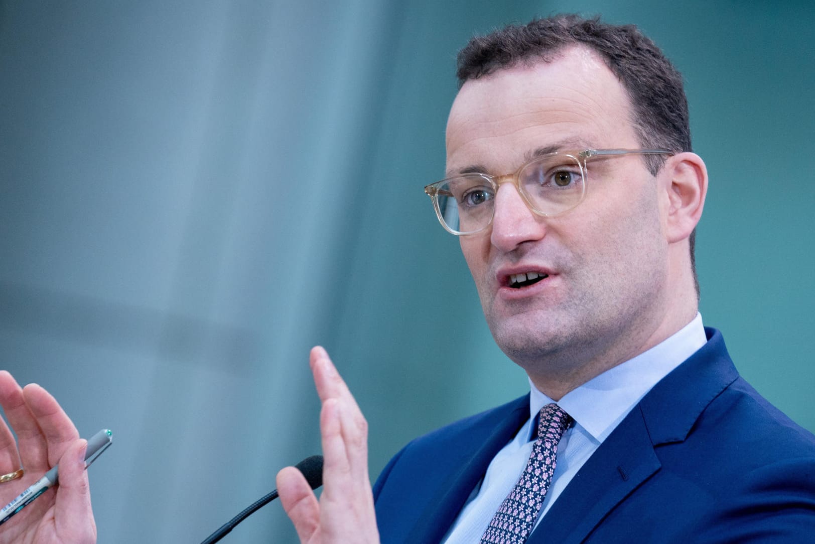 Gesundheitsminister Jens Spahn: Sein Ziel sei es, dass Armin Laschet CDU-Chef werde.