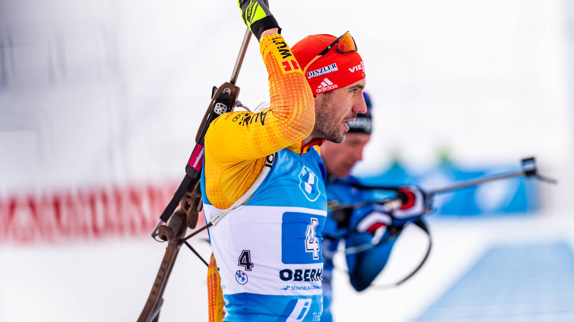 Arnd Peiffer: Der deutsche Biathlet und seine Kollegen haben im Sprint erneut die Möglichkeit eine gute Platzierung im Heimweltcup zu erreichen.