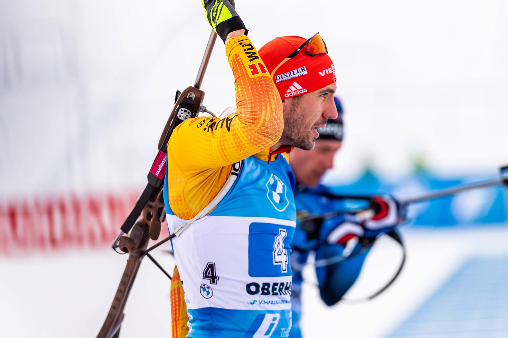 Arnd Peiffer: Der deutsche Biathlet und seine Kollegen haben im Sprint erneut die Möglichkeit eine gute Platzierung im Heimweltcup zu erreichen.