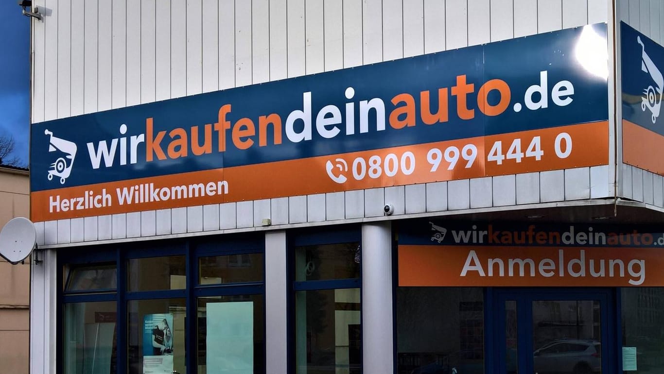 Filiale von "wirkaufendeinauto.de" (Symbolbild): Der Betreiber des Portals, Auto1, will an die Börse.