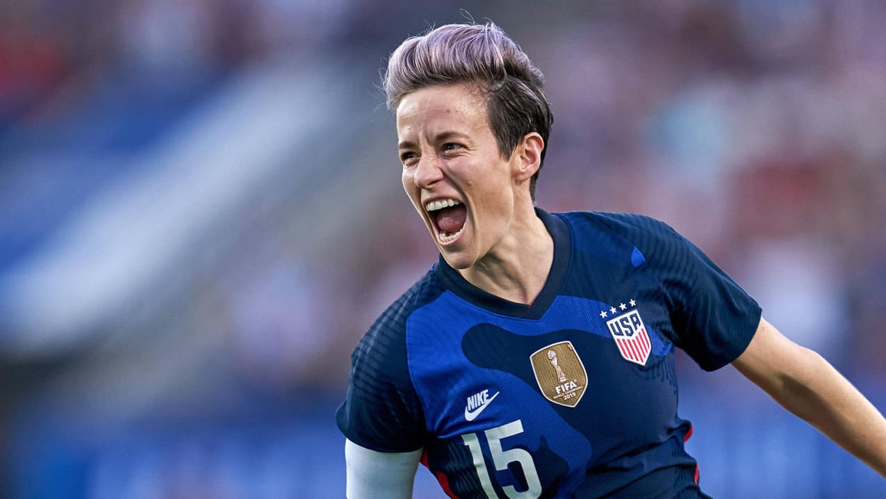 Megan Rapinoe: Die US-Amerikanerin gewann 2019 den WM-Titel. Megan Rapinoe: Die US-Amerikanerin gewann 2019 den WM-Titel.