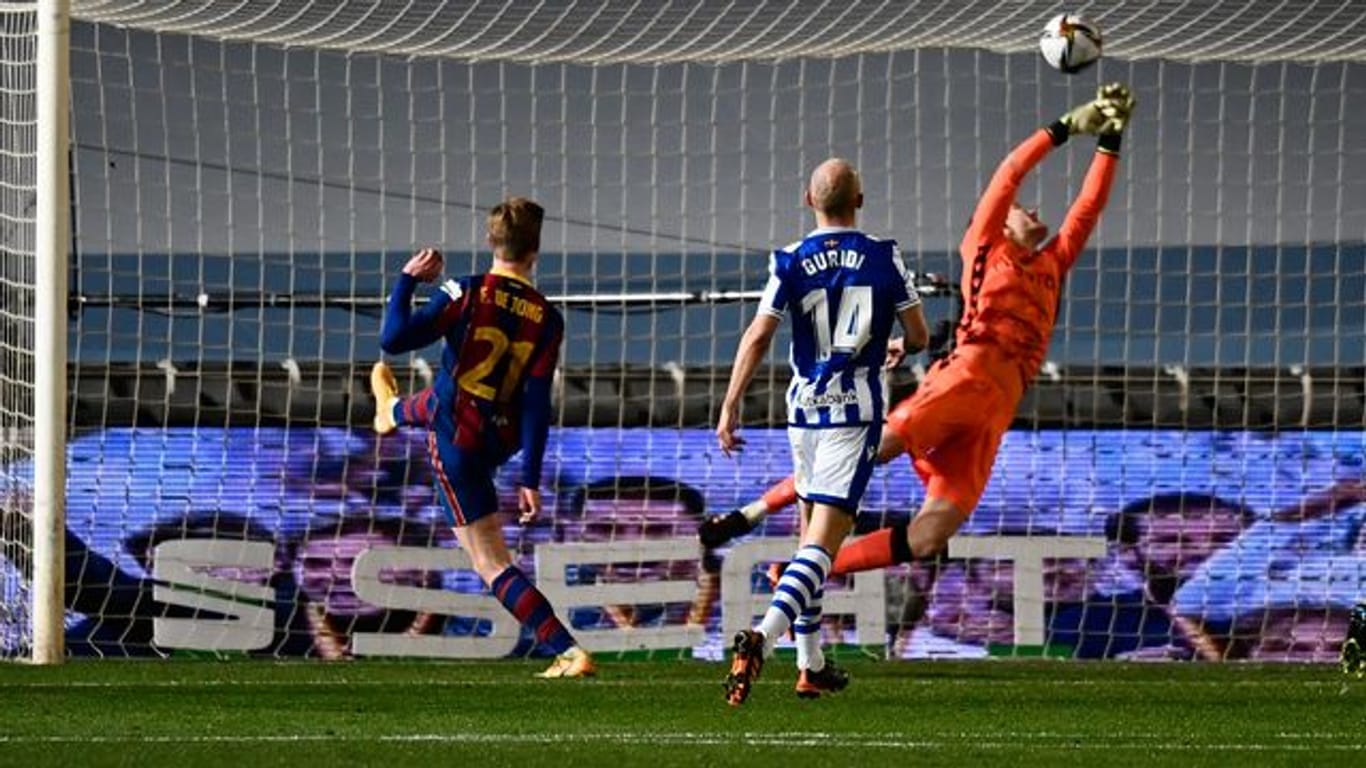Der FC Barcelona setzte sich knapp gegen Real Sociedad San Sebastián durch.