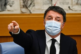 Matteo Renzi hatte mit seiner Splitterpartei Italia Viva am Mittwoch die Mitte-Links-Koalition platzen lassen.