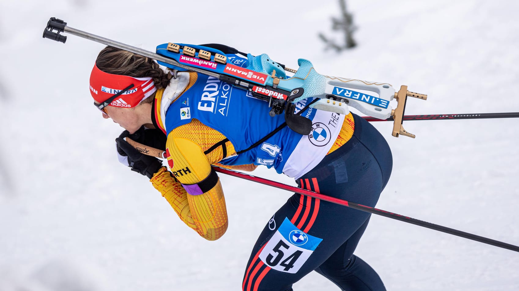 Denise Herrmann: Die deutsche Biathletin konnte im Sprint nicht überzeugen.