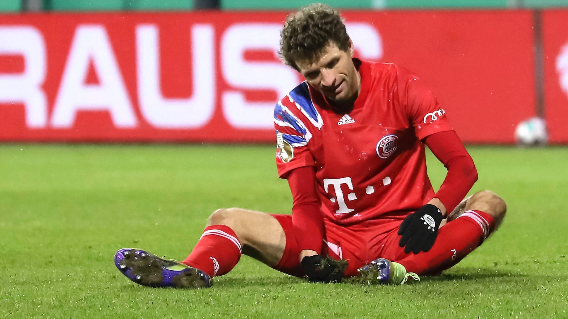 Thomas Müller: Der Bayern-Stürmer kritisierte ARD-Reporterin Homburg.