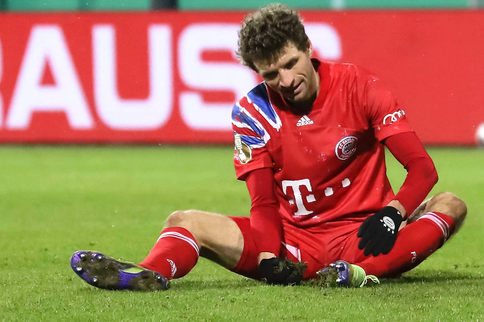 Thomas Müller: Der Bayern-Stürmer kritisierte ARD-Reporterin Homburg.