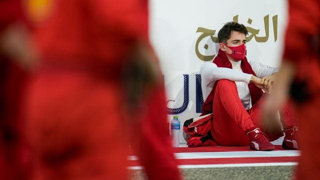 Ferrari-Pilot Charles Leclerc wurde positiv auf das Coronavirus getestet.