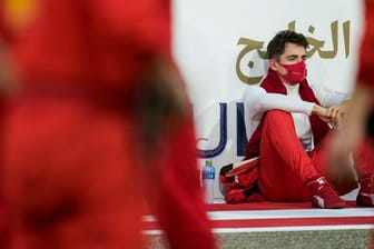 Ferrari-Pilot Charles Leclerc wurde positiv auf das Coronavirus getestet.