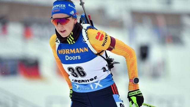 Wurde Sechste im Sprint: Franziska Preuß.