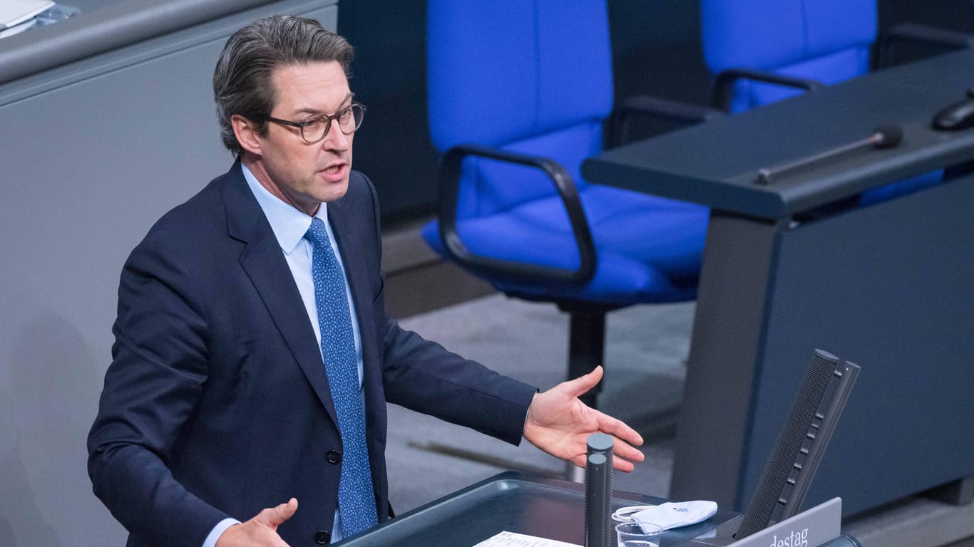 Bundesverkehrsminister Andreas Scheuer: Er erntet für seinen Vorschlag gemischte Resonanz von den Parteien.