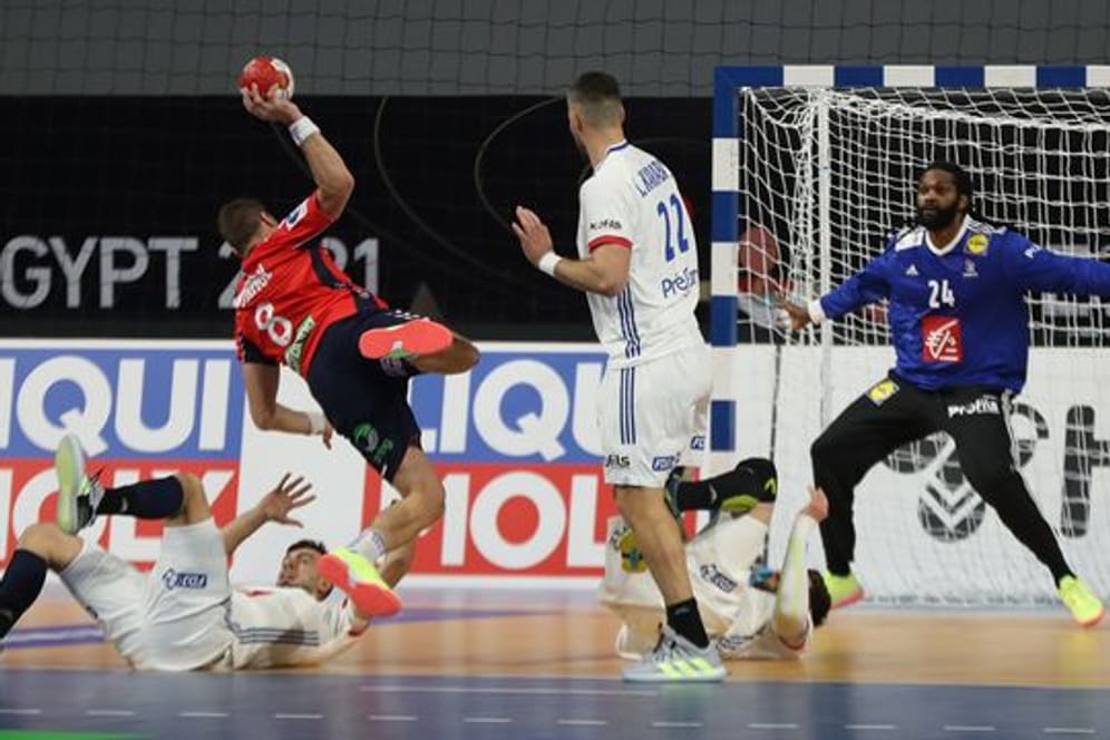 Frankreich setzte sich bei der Handball-WM gegen Norwegen durch.