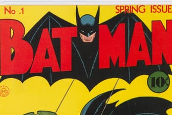 Ein Batman-Comic-Heft aus dem Jahr 1940: Der Comic hat im Rahmen einer US-Auktion einen Rekord aufgestellt.