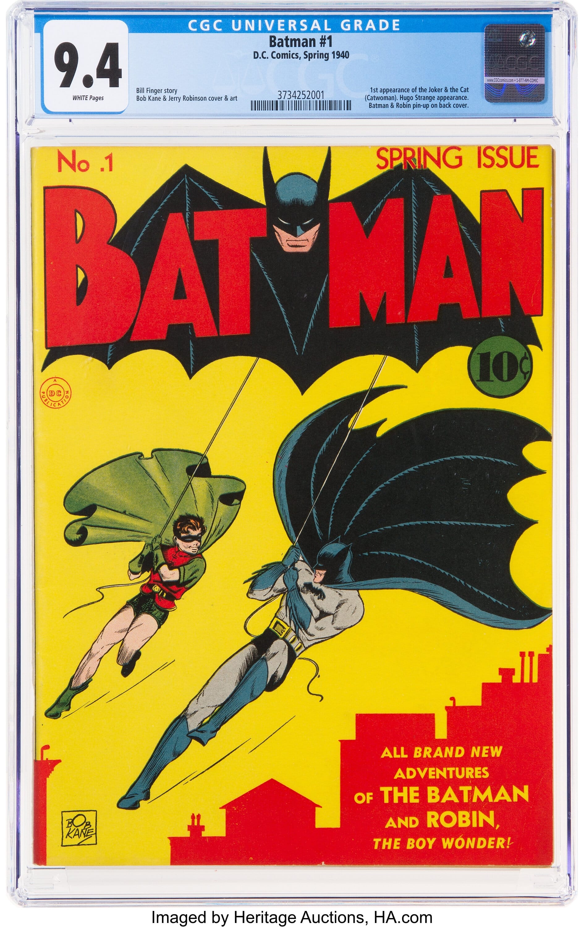 Teurer Batman-Comic: Das Heft aus dem Jahr 1940 stellte beim Auktionsverkauf einen Rekord auf.