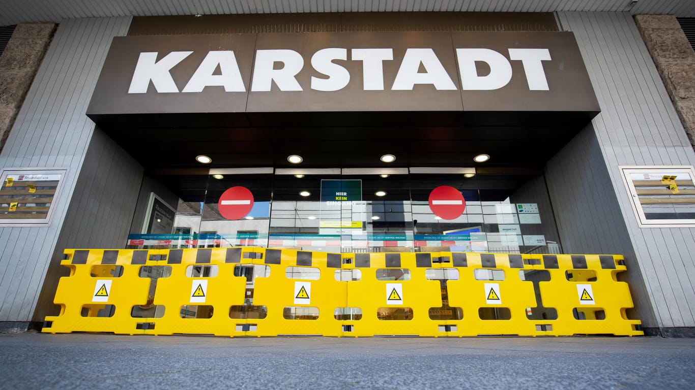 Geschlossene Filiale von Galeria Karstadt Kaufhof: Der Corona-Lockdown trifft die Warenhauskette empfindlich.