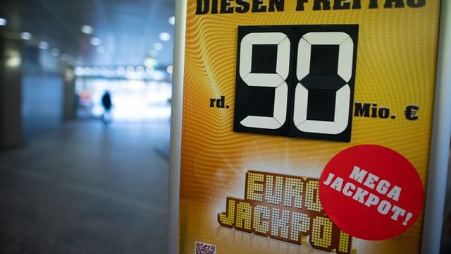 90 Millionen Euro waren im Jackpot.