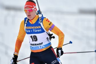 Will es am zweiten Oberhof-Wochenende mit den deutschen Biathlon-Frauen in der Staffel besser machen als eine Woche zuvor: Denise Herrmann.