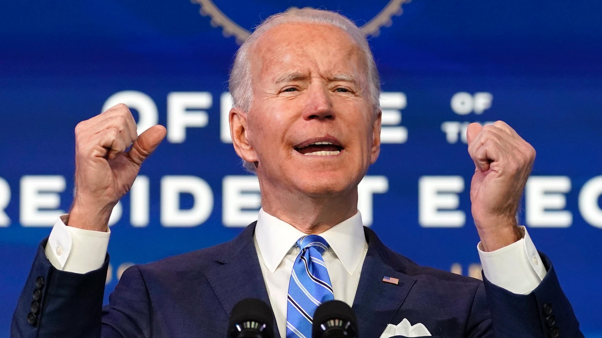 Joe Biden: Der künftige US-Präsident will die Corona-Pandemie in den USA entschiedener bekämpfen.