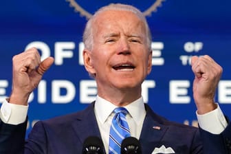 Joe Biden: Der künftige US-Präsident will die Corona-Pandemie in den USA entschiedener bekämpfen.