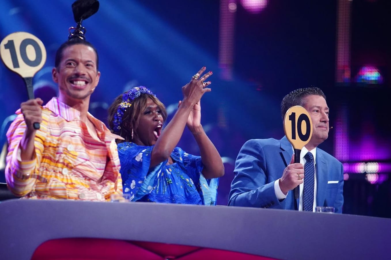 Die Jury von "Let's Dance": Jorge González, Motsi Mabuse und Joachim Llambi.