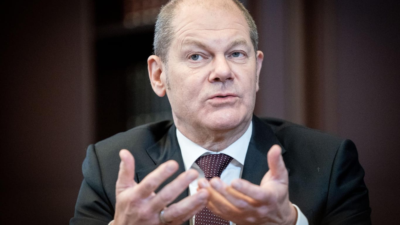 SPD-Kanzlerkandidat Olaf Scholz: Er will mit einem Zehn-Jahres-Plan die Wähler überzeugen.
