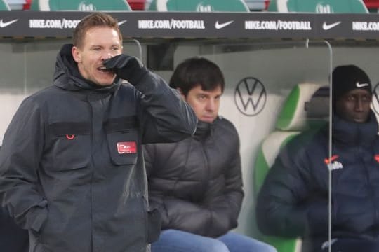 Leipzigs Trainer Julian Nagelsmann konnte mit seiner Mannschaft nicht in Wolfsburg gewinnen.