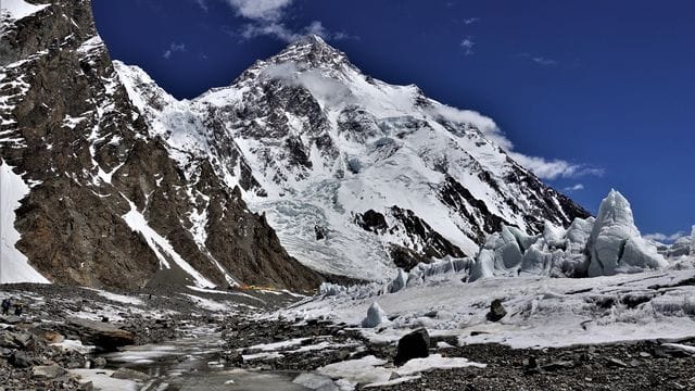 Der 8611 Meter hohe K2 in Pakistan ist der zweithöchste Berg der Welt und gilt als extrem schwierig.