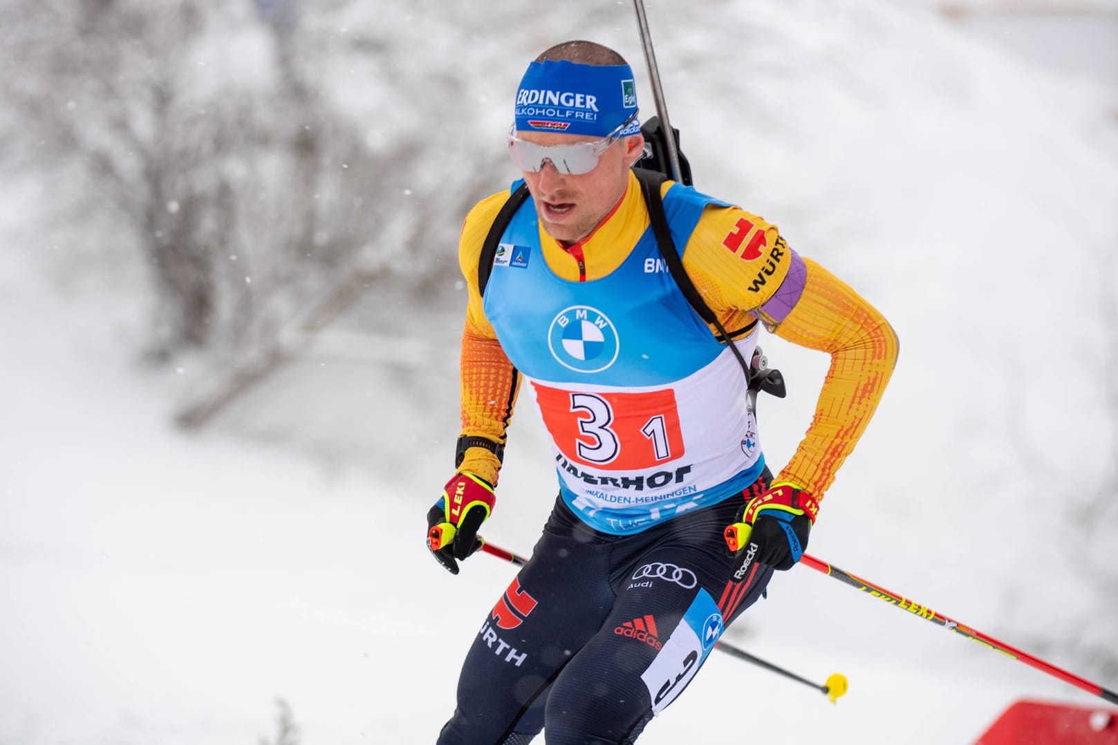 Erik Lesser: Startete sicher in den Massenstart.