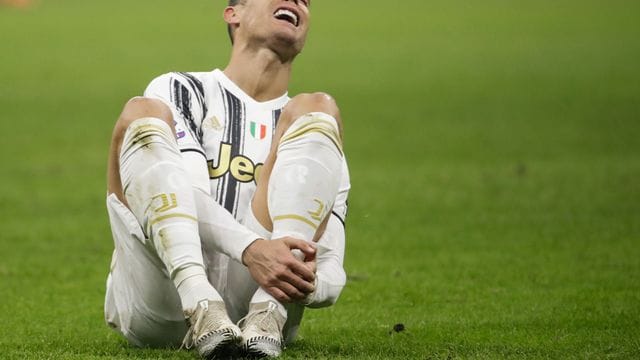 Nicht sein Tag: Juve-Superstar Christiano Ronaldo blieb im Spitzenspiel blass.