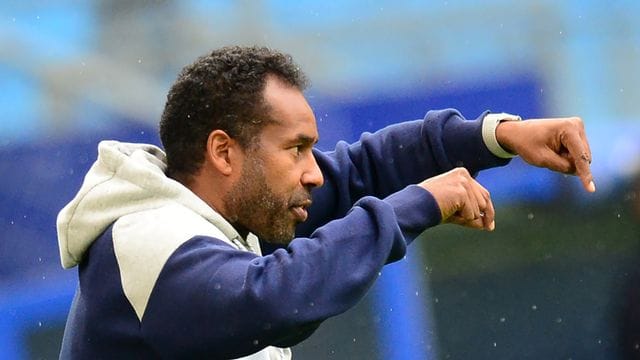 Strebt mit dem Hamburger SV den Aufstieg an: Trainer Daniel Thioune. Strebt mit dem Hamburger SV den Aufstieg an: Trainer Daniel Thioune.