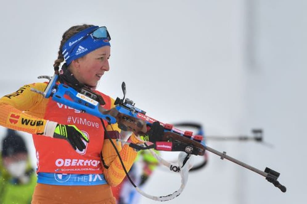Franziska Preuß fährt als Hoffnungsträgerin zur Biathlon-WM.