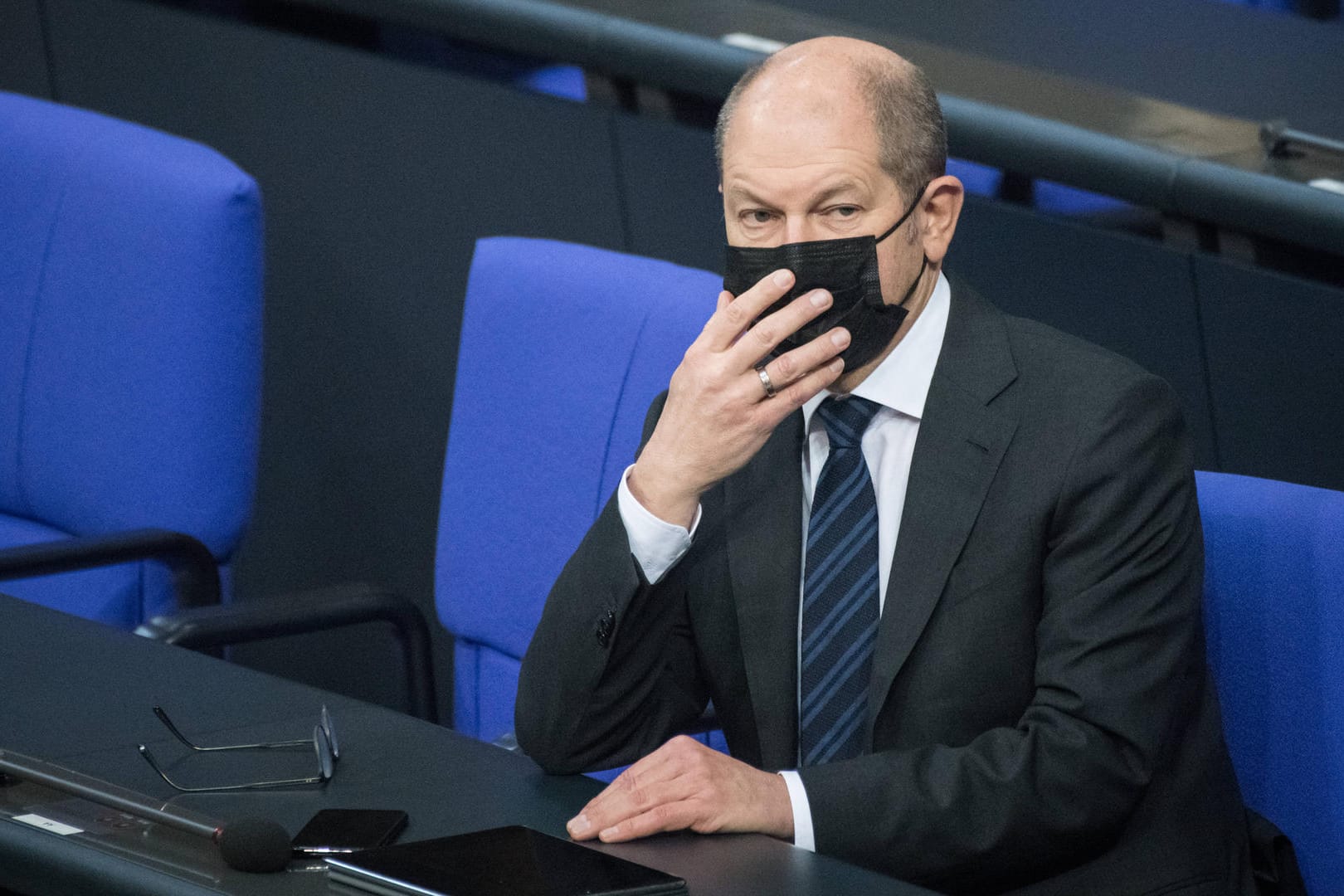 Finanzminister Olaf Scholz: Im Herbst forderte der SPD-Kanzlerkandidat eine höhere Steuer für Reiche. Jetzt hört sich das schon wieder etwas anders an.