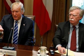 Trump und Bolton im Weißen Haus (2018): "Sieht für ihn persönlich und finanziell nicht gut aus."