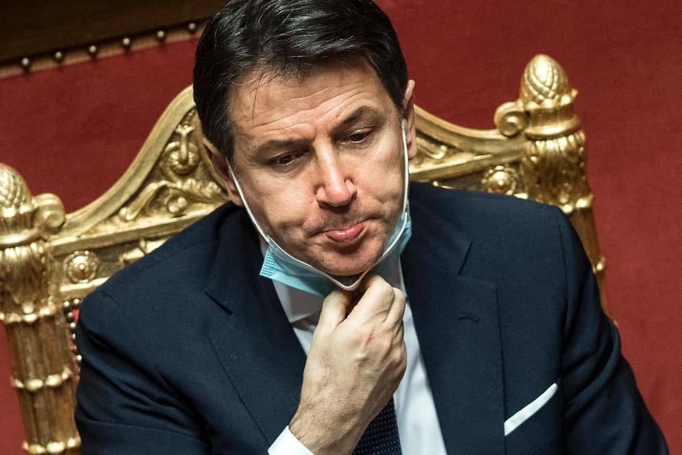 Giuseppe Conte: Italiens Ministerpräsident hat die zweite Vertrauensfrage auch für sich entschieden.