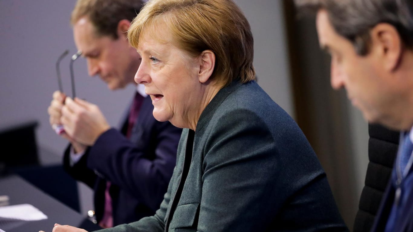 Kanzlerin Angela Merkel (CDU): Drang mit ihren Forderungen bei den Ländern offenbar nicht durch.