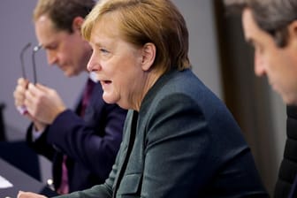 Kanzlerin Angela Merkel (CDU): Drang mit ihren Forderungen bei den Ländern offenbar nicht durch.