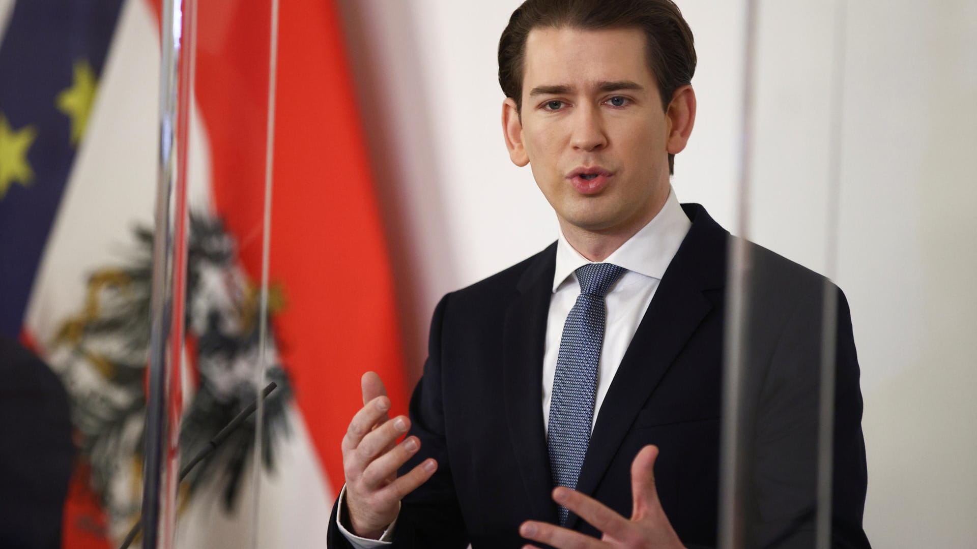 Österreichs Kanzler Sebastian Kurz: Er verurteilt die Impfverstöße einiger Bürgermeister. Österreichs Kanzler Sebastian Kurz: Er verurteilt die Impfverstöße einiger Bürgermeister.