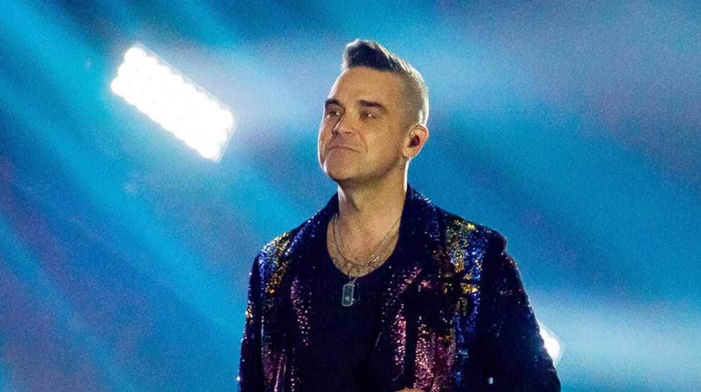 Robbie Williams: Der Sänger ist positiv auf Covid-19 getestet worden.