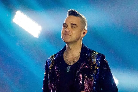 Robbie Williams: Der Sänger ist positiv auf Covid-19 getestet worden.