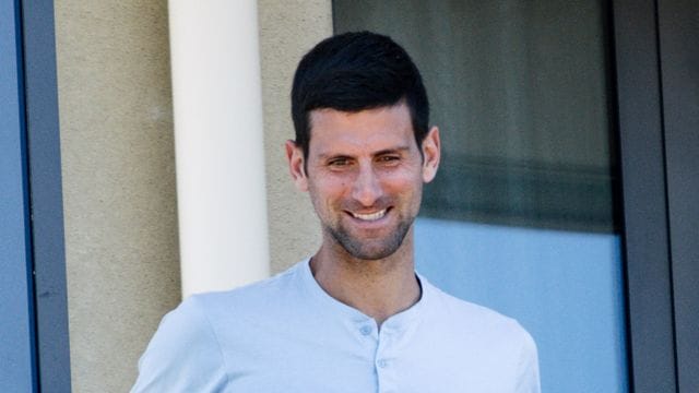 Novak Djokovic verbringt seine Quarantäne in einer Unterkunft in Adelaide. Novak Djokovic verbringt seine Quarantäne in einer Unterkunft in Adelaide.