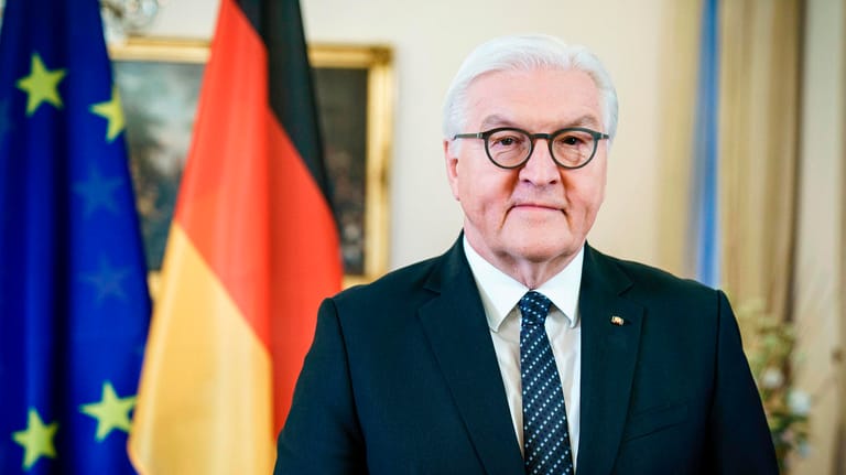 Bundespräsident Frank-Walter Steinmeier: erleichtert über Bidens Amtsstart