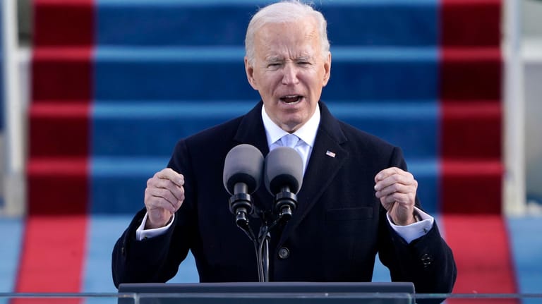 Joe Biden: erste Rede als US-Präsident.