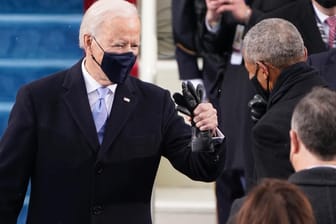 Joe Biden mit Vorvorgänger Barack Obama: "Nicht jede Meinungsverschiedenheit muss ein Grund für totalen Krieg sein."