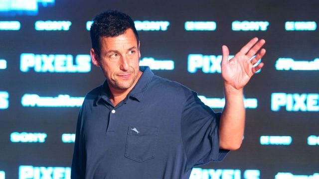 Adam Sandler beim Photocall für den Film "Pixels".